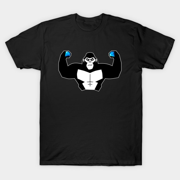 Diamond Hands Gorilla T-Shirt by timlewis